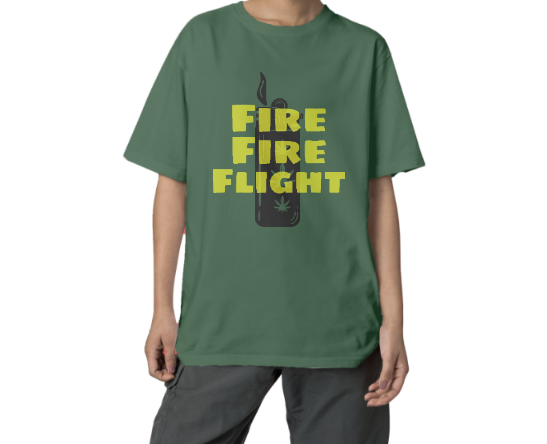 Unisex Oversized "Fire Fire Fight" T-Shirt